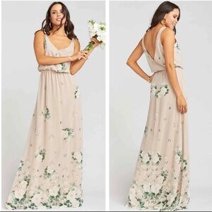 Show Me Your MuMu Kendall Floral Maci Dress XXS